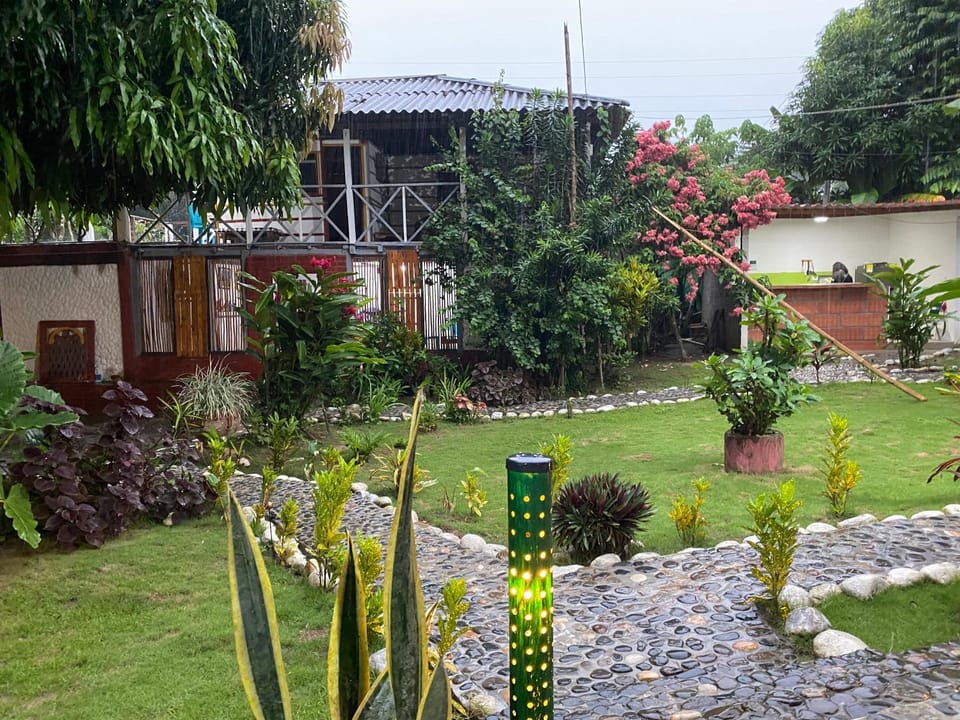 Property building, Natural landscape, Garden, Garden view