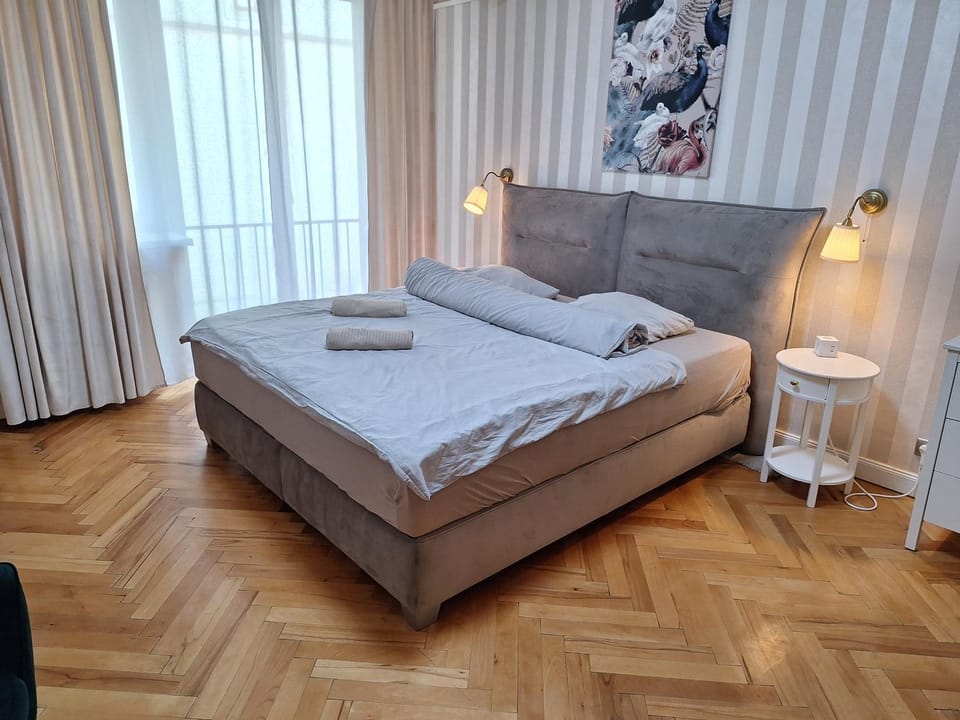 New Oldtown Apartment near St Martin Cathedral, AC, Balcony Apartment in Bratislava