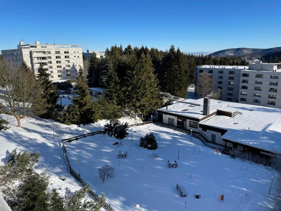 Natural landscape, Winter, Mountain view