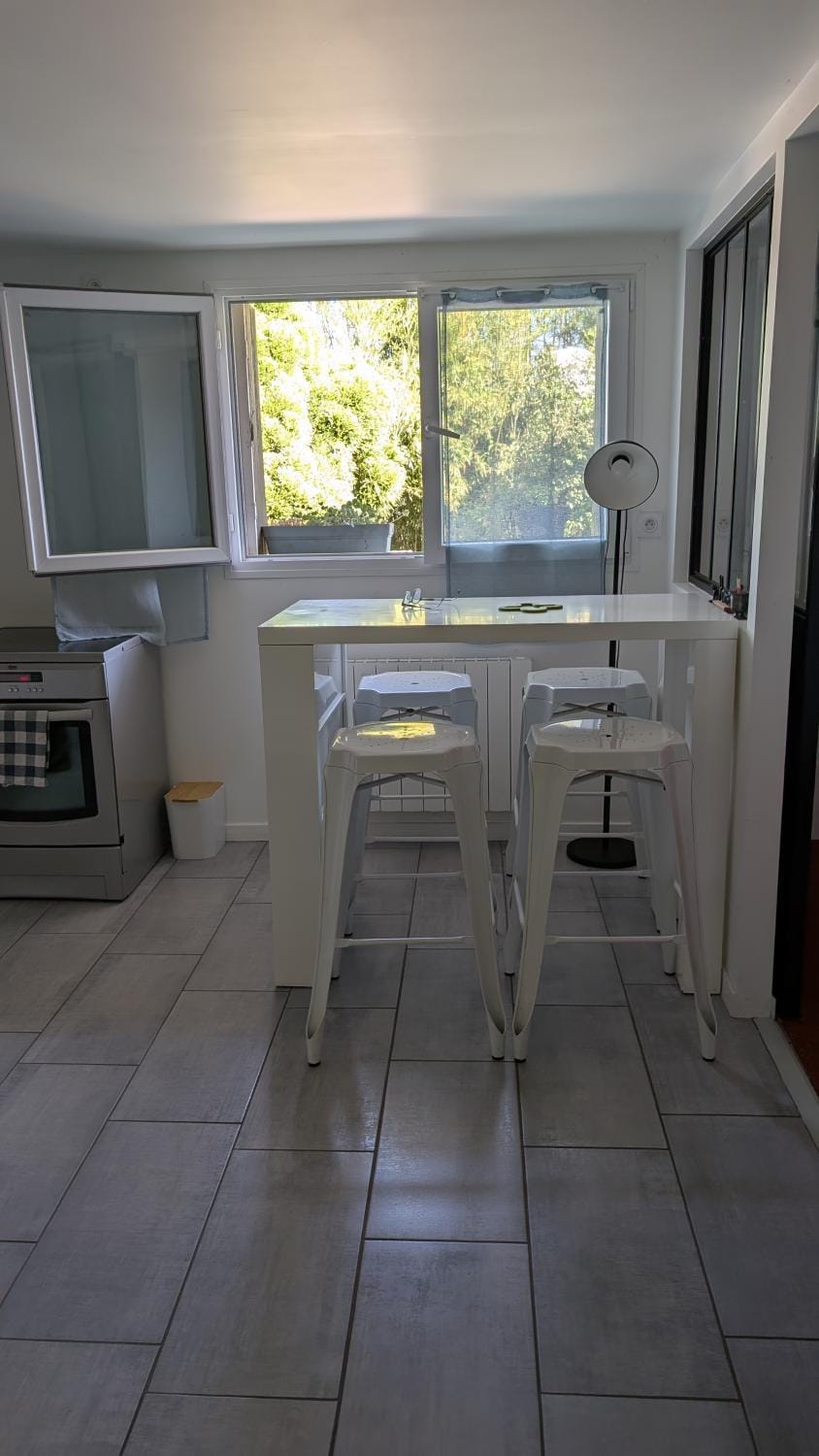 Kitchen or kitchenette, Dining area