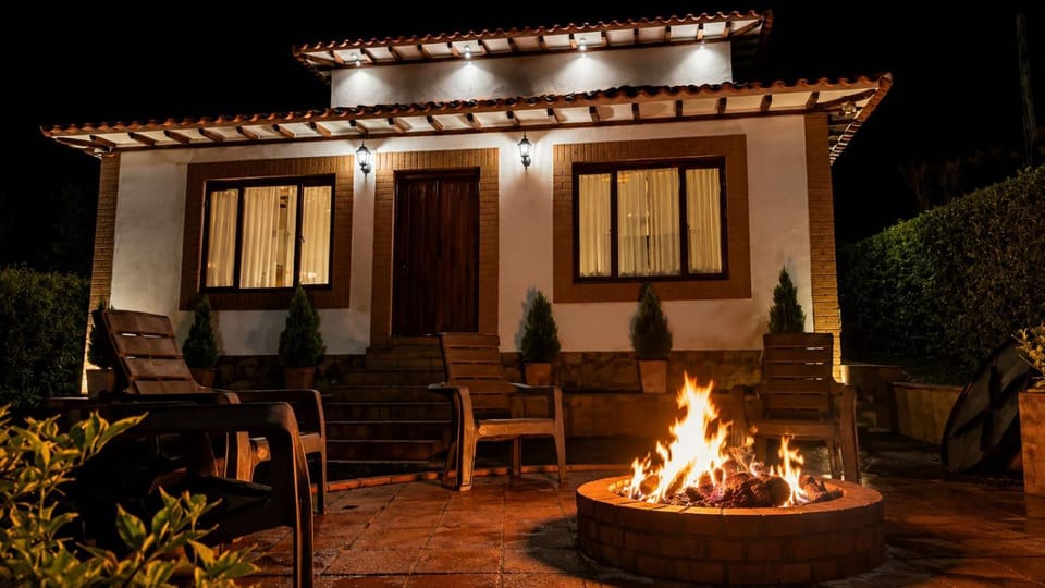 Property building, Patio, Night
