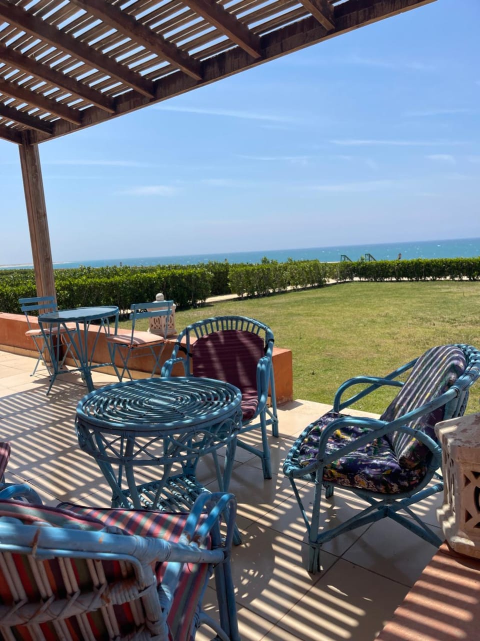 View (from property/room), Balcony/Terrace, Seating area, Sea view