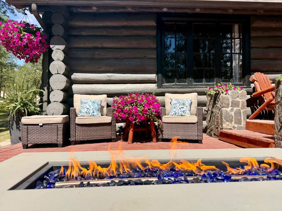 Historic Log Cabin #14 at Horse Creek Resort Cabin in West Pennington