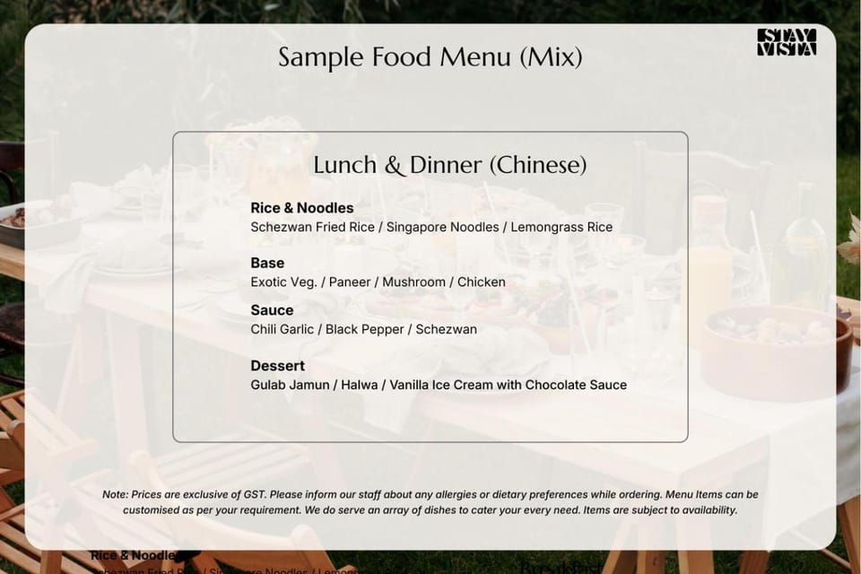 Food and drinks