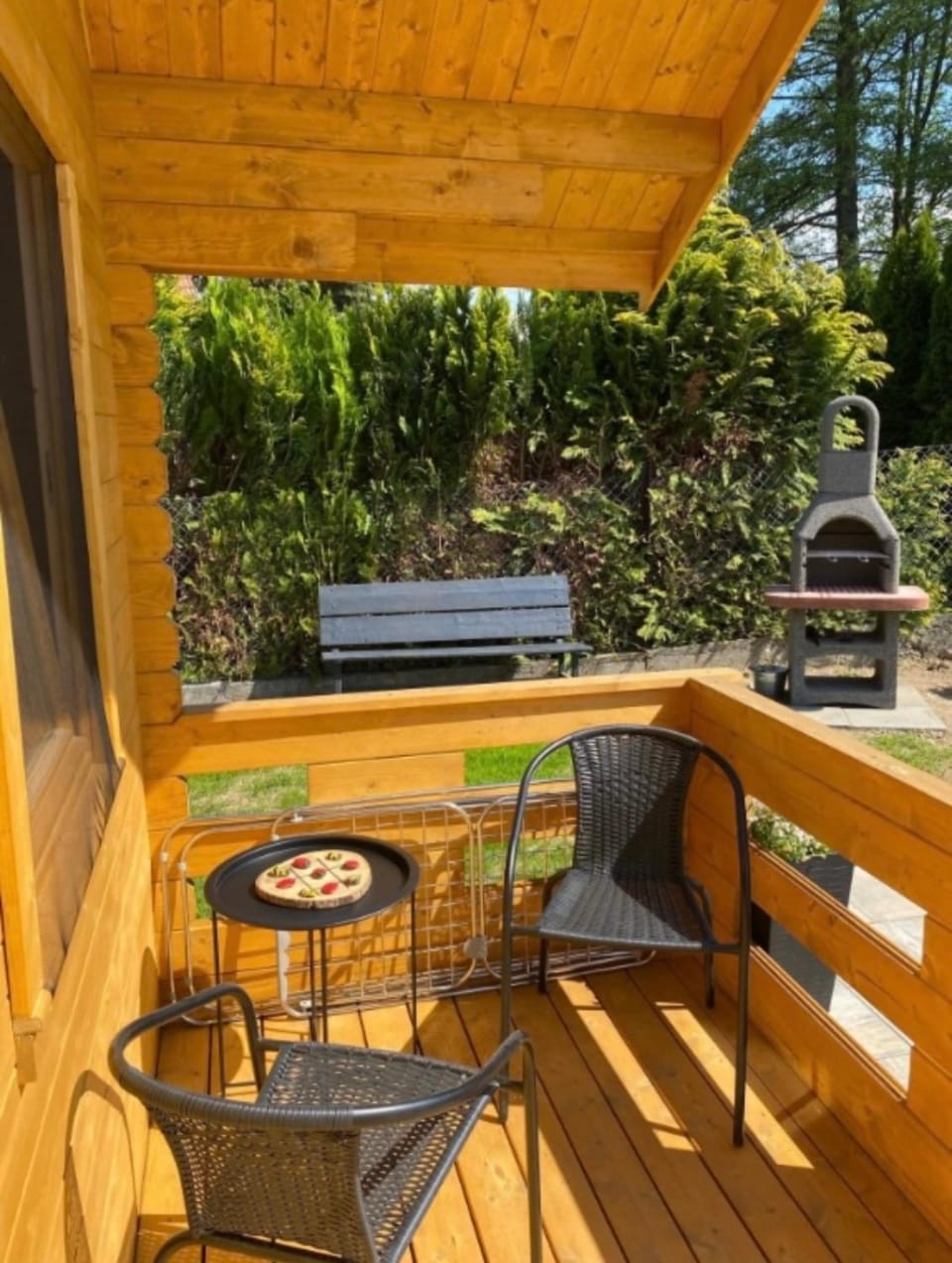 BBQ facilities, Garden, Balcony/Terrace, Seating area, Garden view