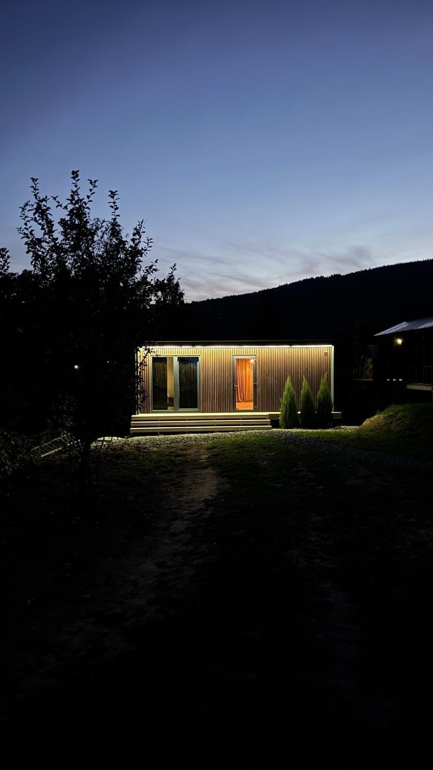 Property building, Night, Natural landscape