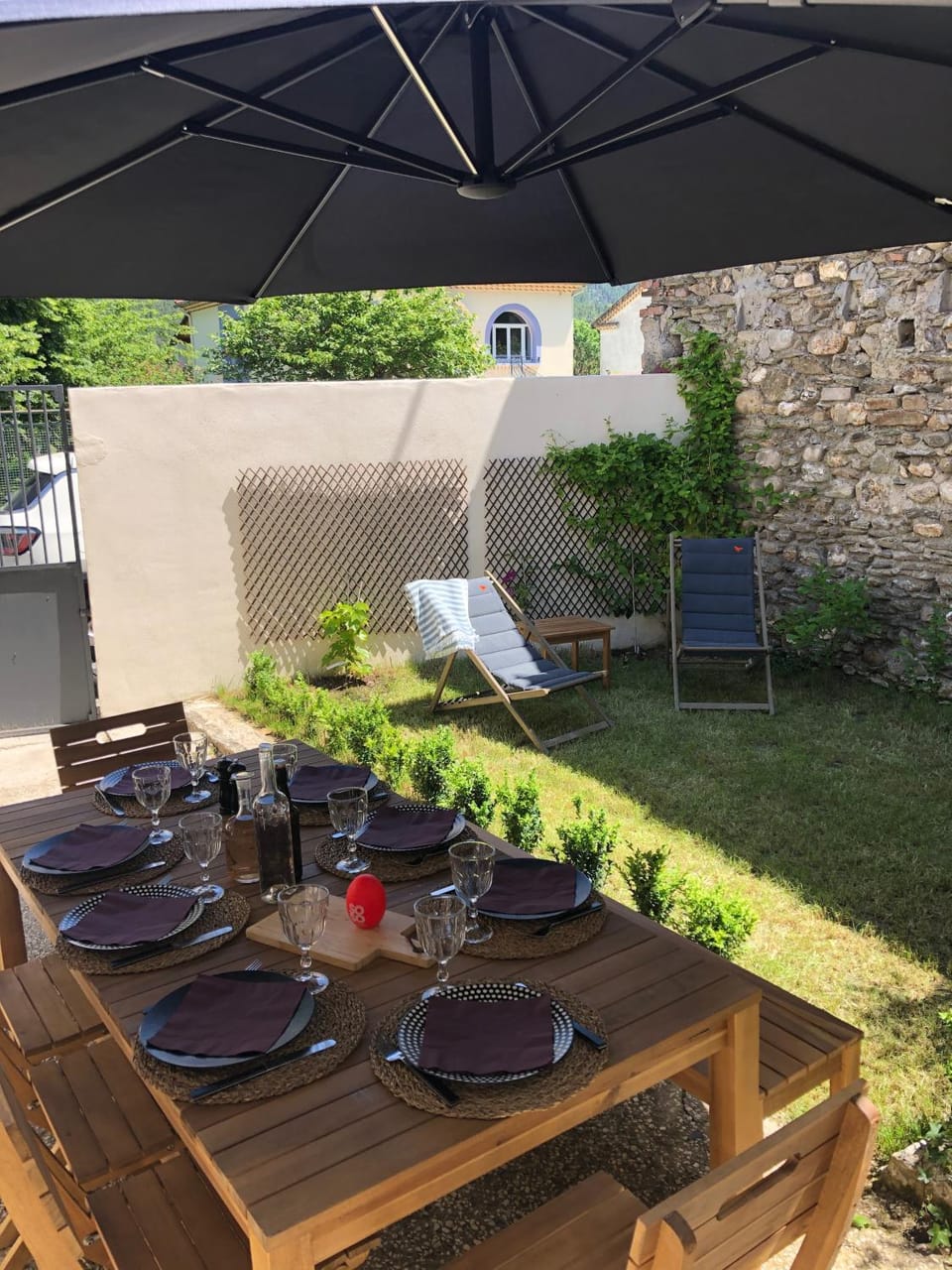 Patio, BBQ facilities