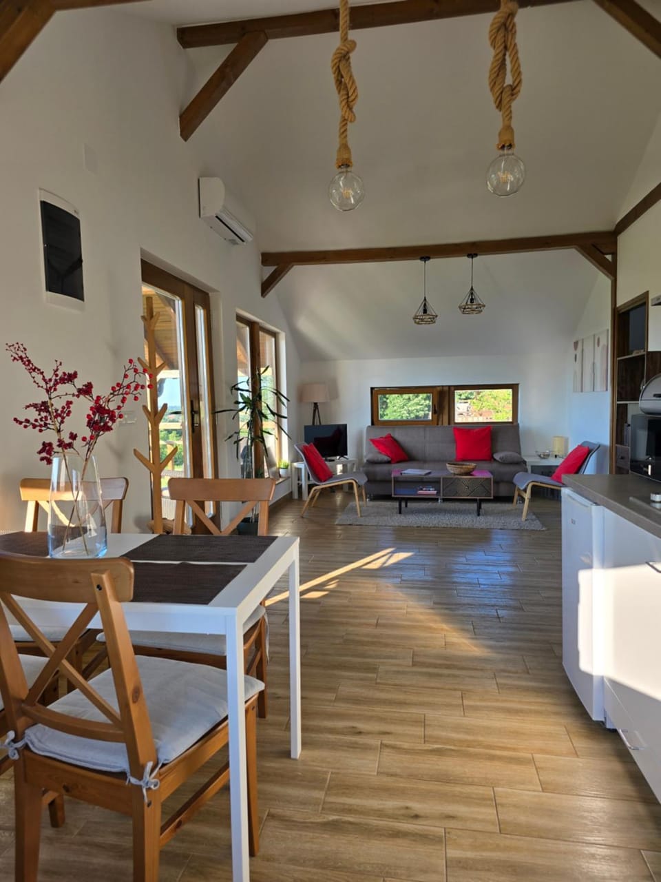 Living room, Seating area, Dining area