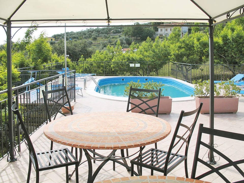 Property building, Living room, Swimming pool