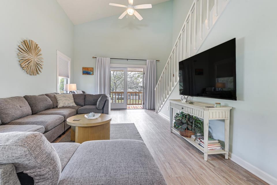 Oak Island Home w/ Pool: Walk to Long Beach! House in Oak Island