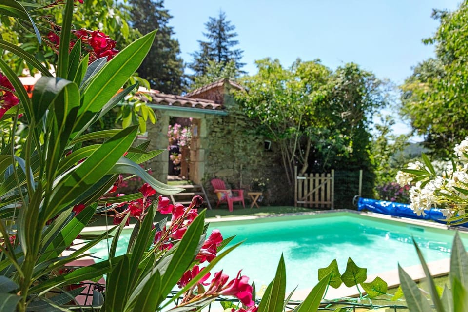 Property building, Living room, Swimming pool
