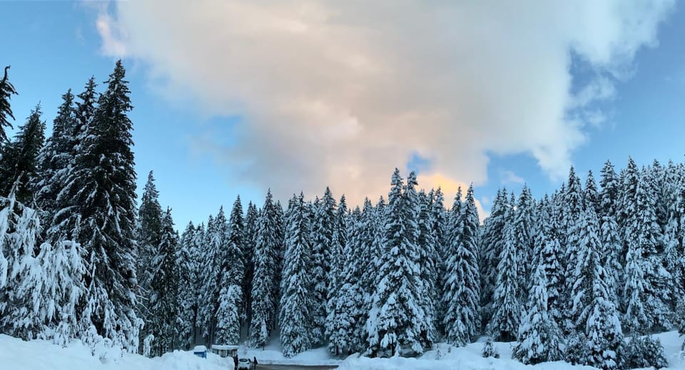 Day, Natural landscape, Winter, Hiking