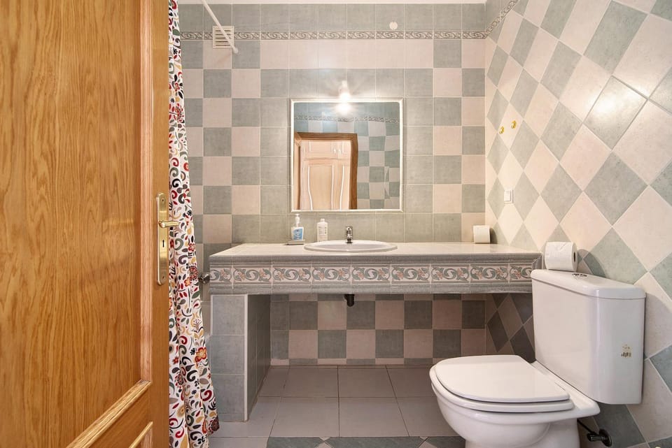 Bathroom, Living room