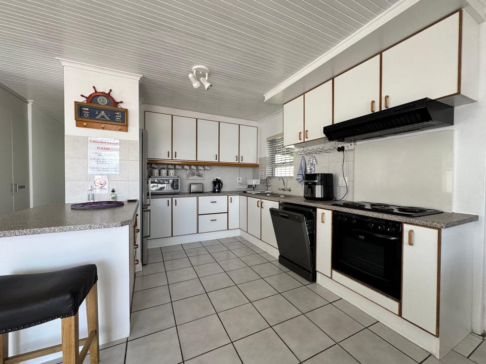 Kitchen or kitchenette, dishwasher, oven, stove, toaster