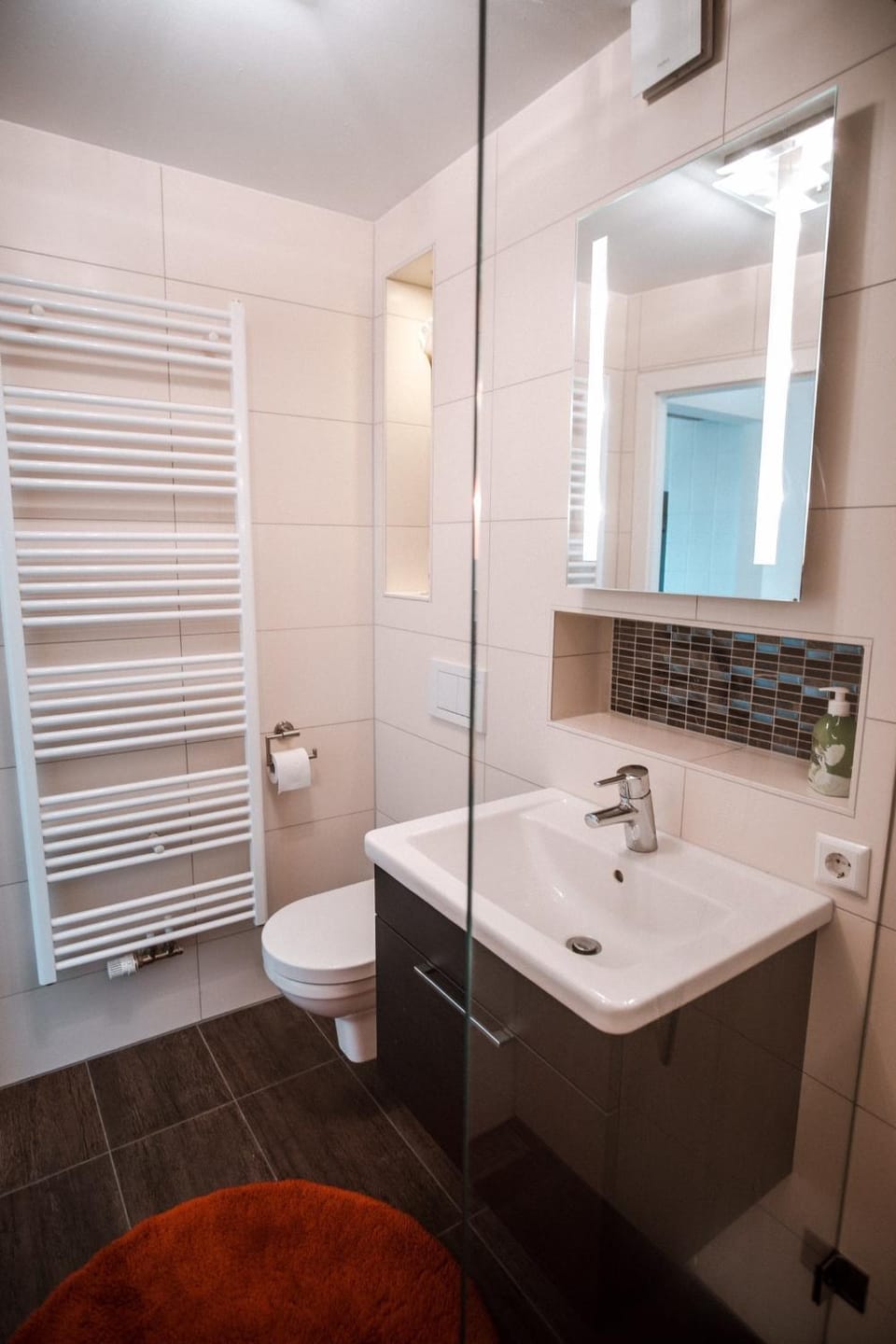 Bathroom, Living room