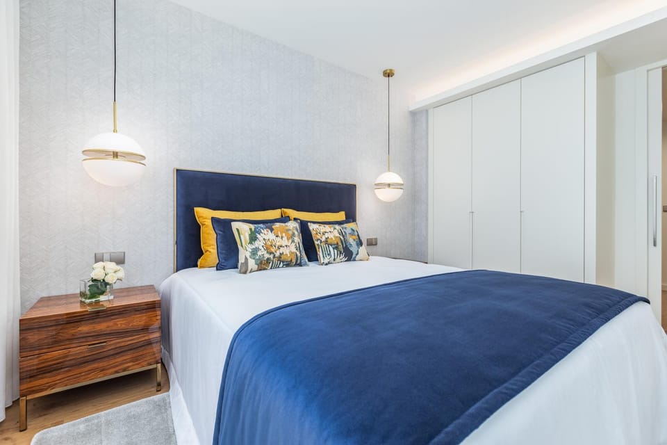 Bed, Photo of the whole room, Bedroom, wardrobe