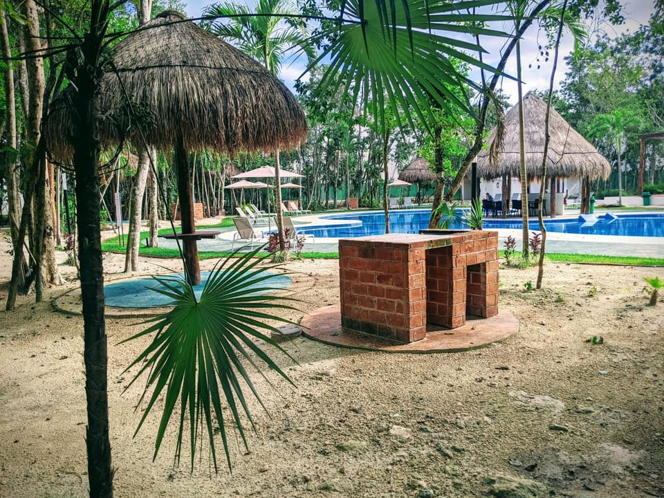 2-Bedroom Condo by the Jungle w/ Swimming pool Apartment in State of Quintana Roo