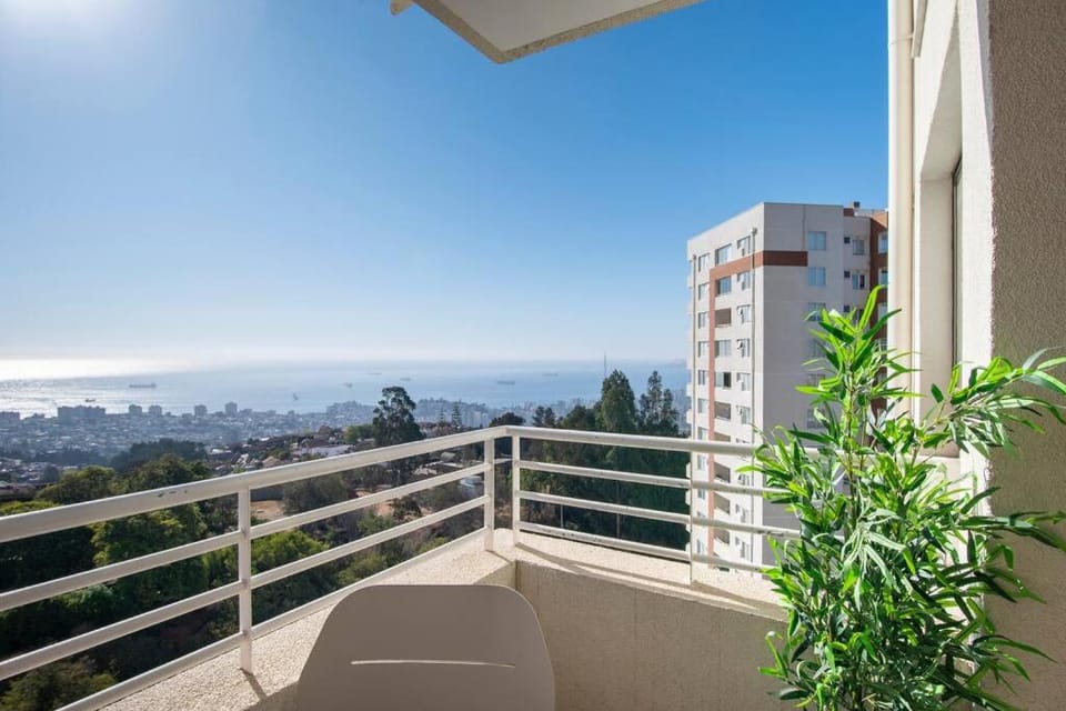 Hermoso departamento con vista al mar & piscina Apartment in Vina del Mar