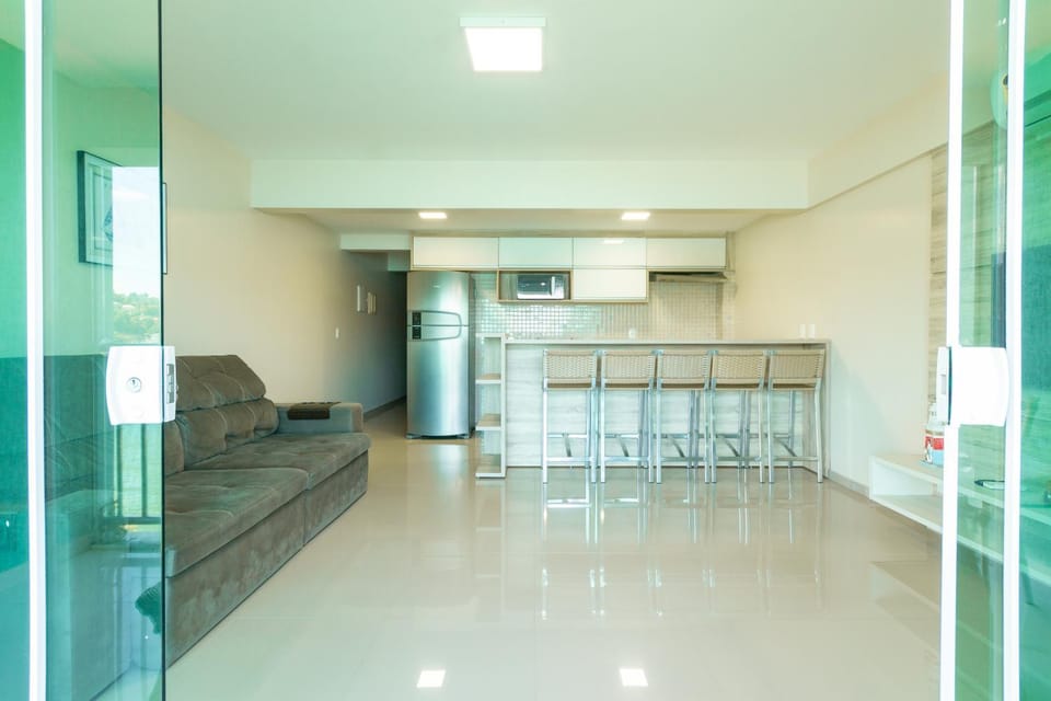 Kitchen or kitchenette, Living room, Seating area