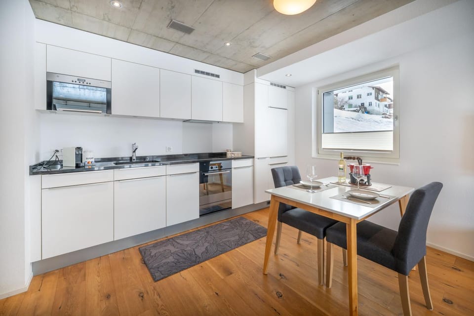 Kitchen or kitchenette, stove, towels, kitchen