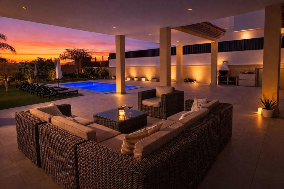 Off site, Swimming pool, Sunset