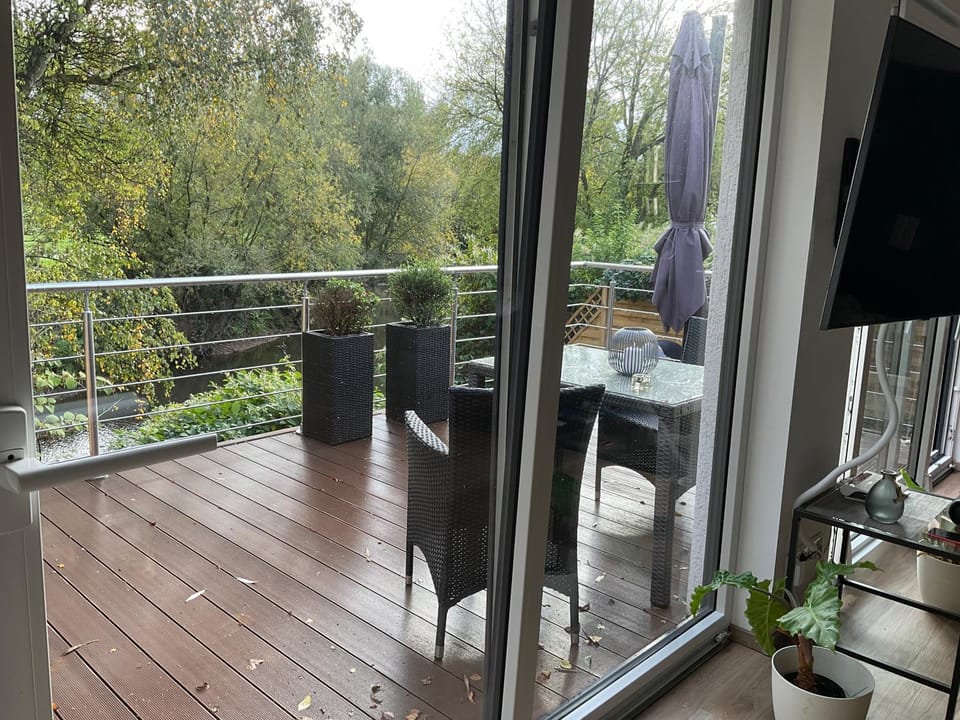 Kinzigloft mit Blick auf den Fluss Apartment in Hesse