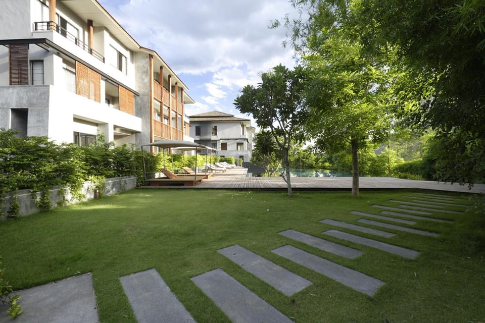 Property building, Day, Garden