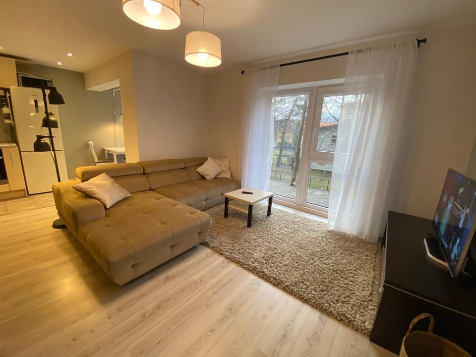 Sunny apartment, 5min to the sea. Parking. Self check in. Apartment in Palanga
