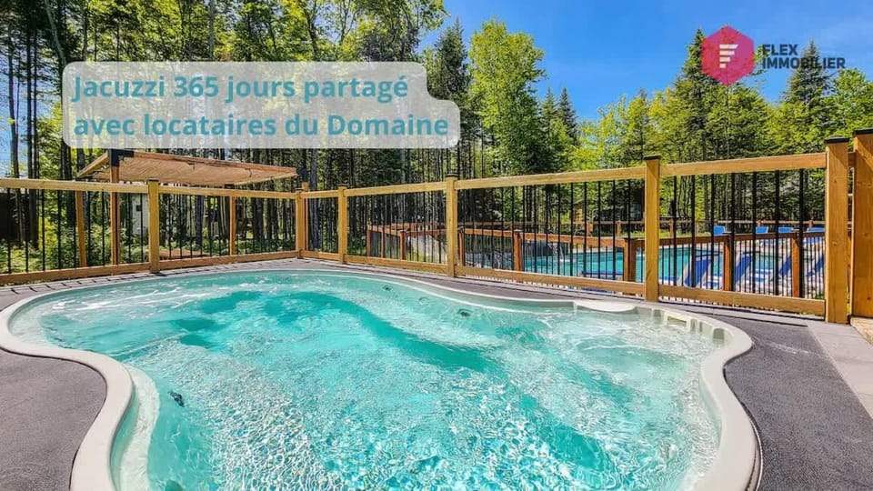 La Fleur Urbaine - Chalet 6 pers Spa Sauna Piscine - Resort près de Québec House in Quebec