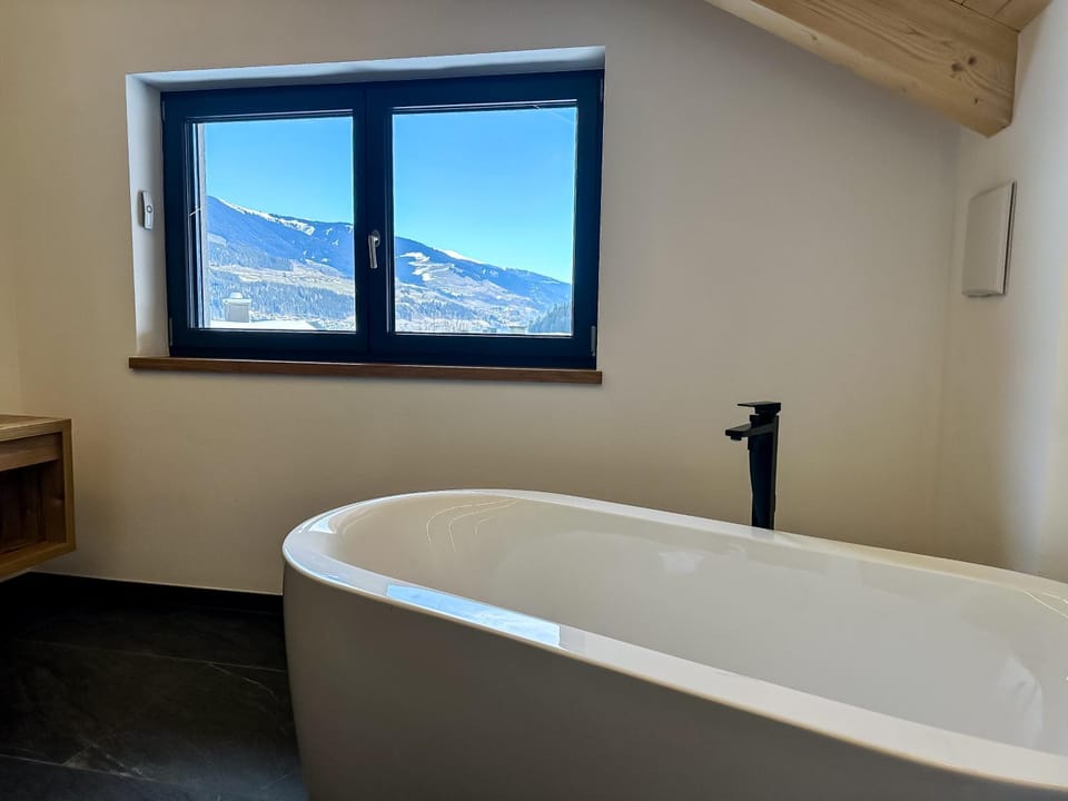 Bathroom, Mountain view, Bath