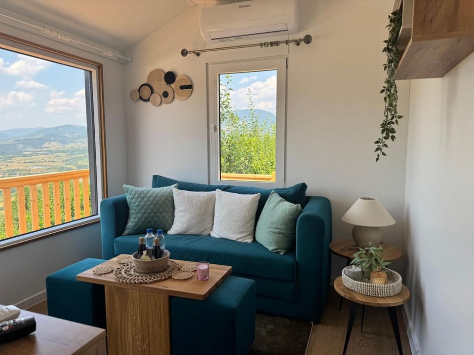 View (from property/room), Living room, Seating area, air conditioner