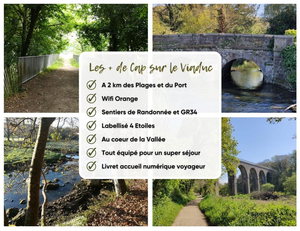 Cap sur le Viaduc House in Finistere