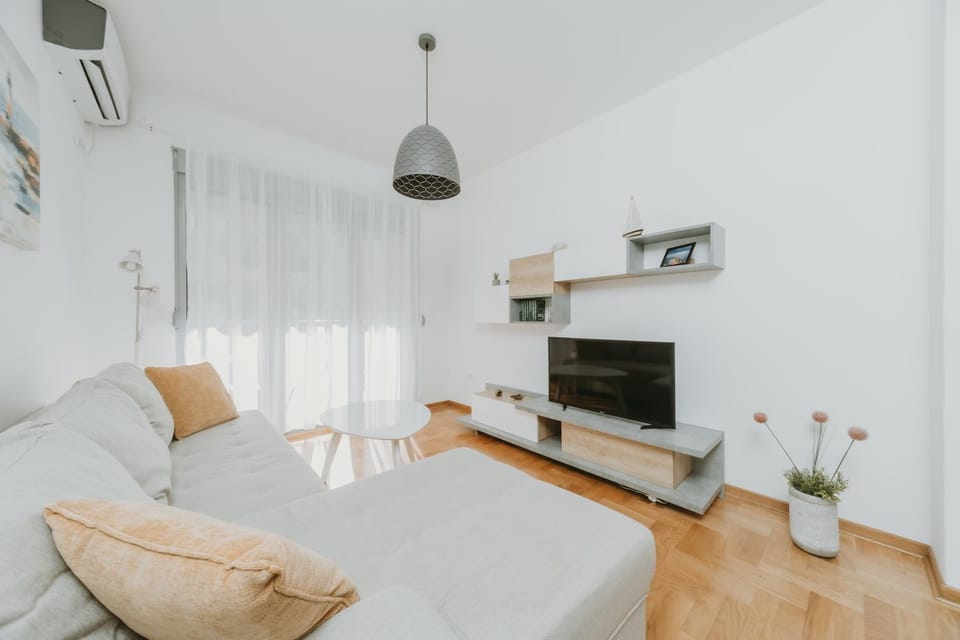 Modern Spacious Mediterranean Fully Equipped 1BR Apartment in Budva, Free Parking Apartment in Budva