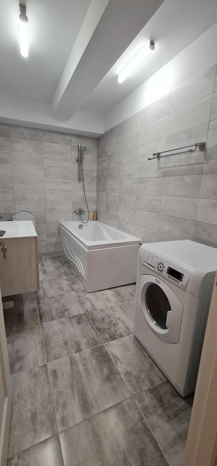 Bath, washing machine, dryer