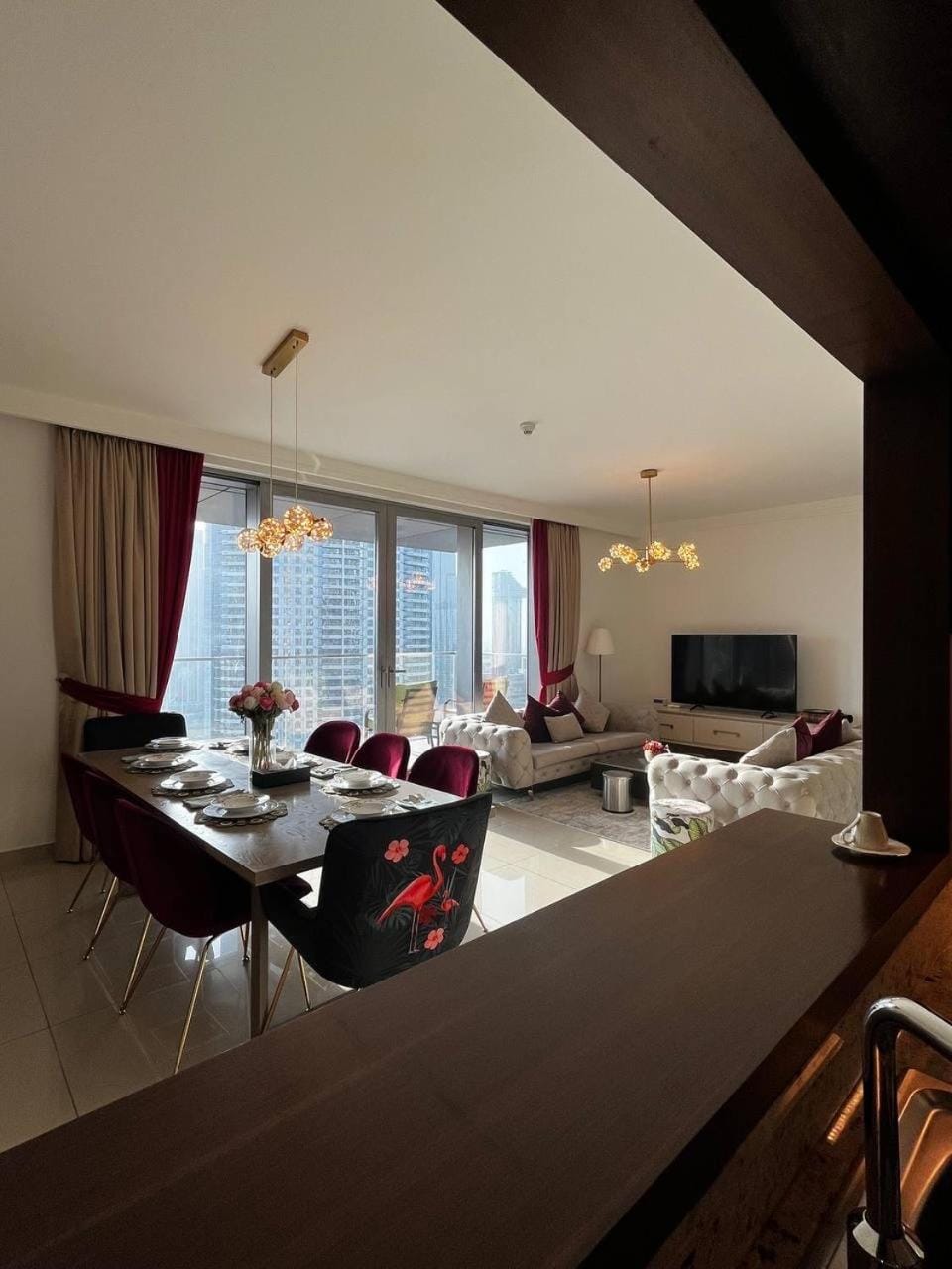 Burj Khalifa view, 3 Bedroom Apartment in Boulevard Point, Connected to Dubai Mall Apartment in Dubai