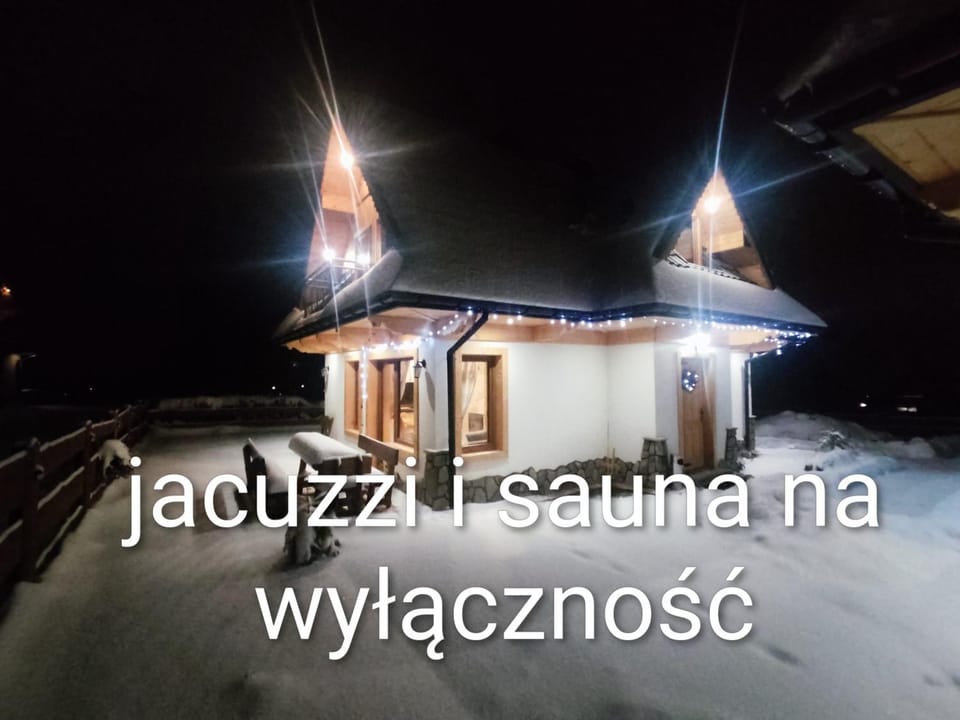 Cicha Przystań Dzianisz z sauną i jakuzi na wyłączność Chalet in Lesser Poland Voivodeship