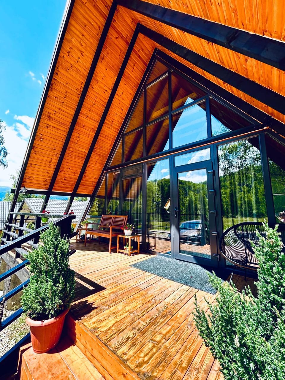 Zenith A-Frame Straja House in Romania