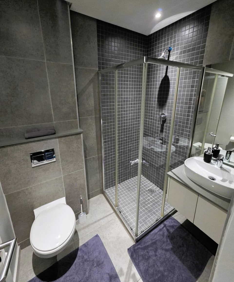 Shower, Toilet, Bathroom, towels