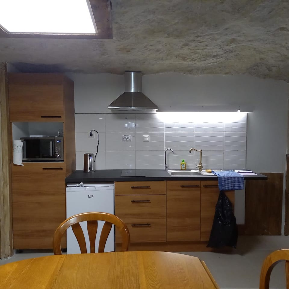Property building, stove, kitchen