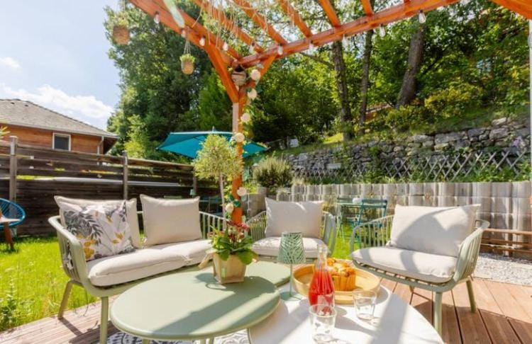 Patio, Garden, Garden view