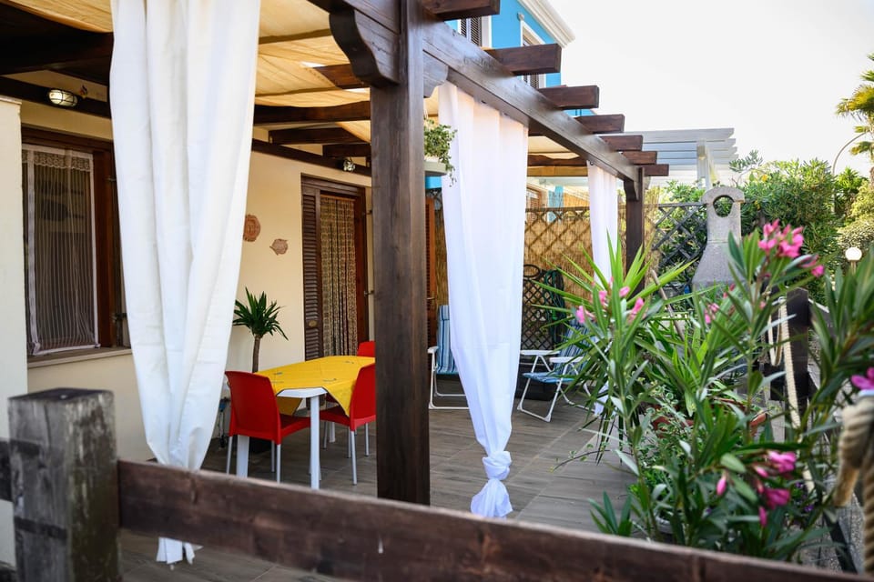 Property building, Patio