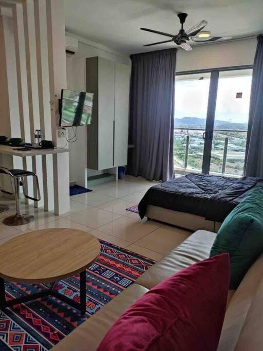 Bed, Living room, Photo of the whole room