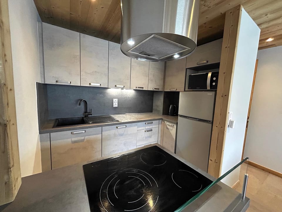 Kitchen or kitchenette, dishwasher, oven, stove, toaster