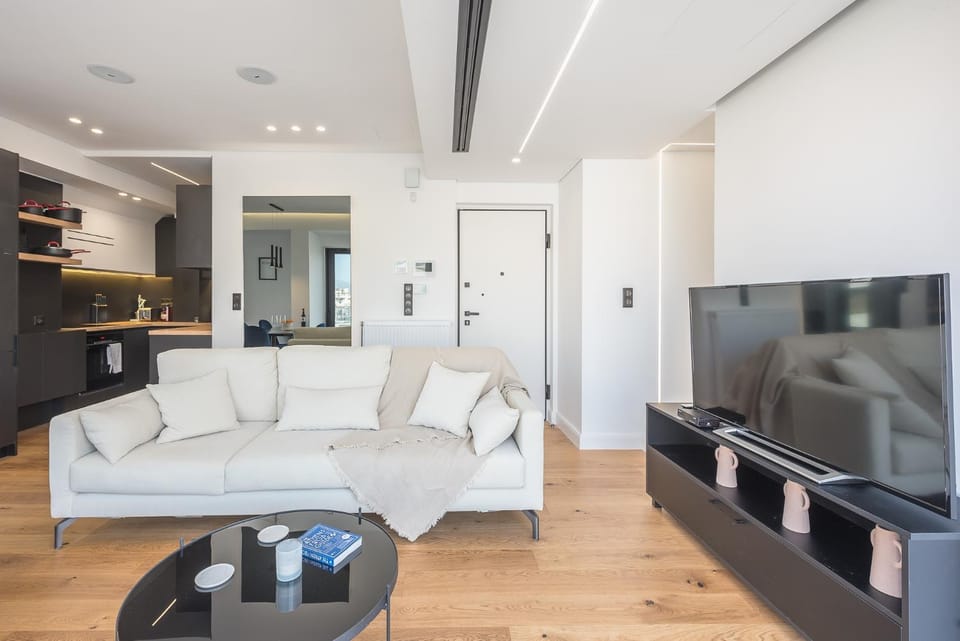 Communal lounge/ TV room, TV and multimedia, Kitchen or kitchenette, Living room, Seating area