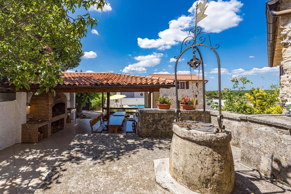 Property building, Patio, Day, Garden, View (from property/room), Balcony/Terrace, Garden view, Pool view, Swimming pool