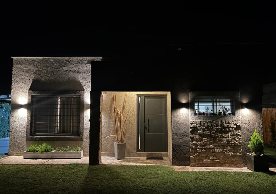 Property building, Facade/entrance, Night, Garden, Lobby or reception, Garden view