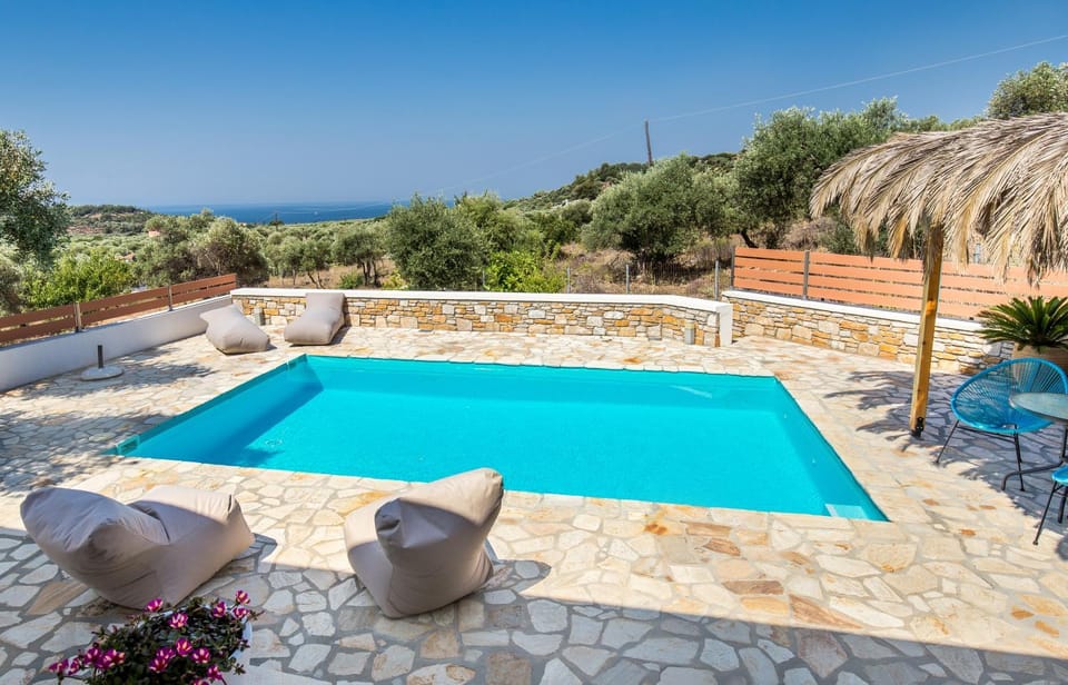 Pool view, Sea view, Swimming pool