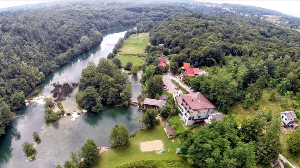 Property building, Day, Natural landscape, Bird's eye view, River view