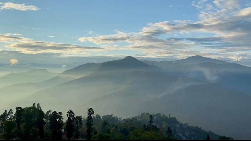 Natural landscape, Balcony/Terrace, Mountain view