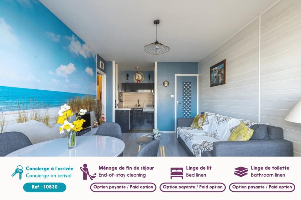 Magnifique vue sur l'océan- Appartement pour 2 Apartment in Saint-Jean-de-Monts